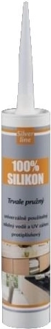 Univerzális szilikon 100% ecetsavas 280 ml – fehér SILVER LINE