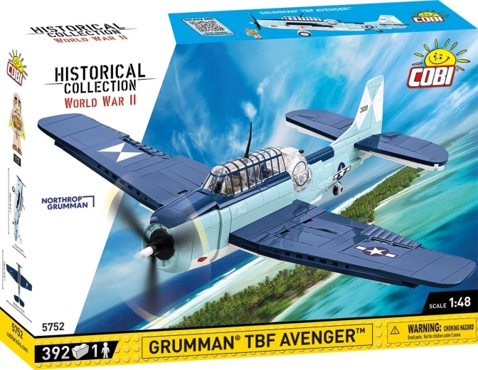 Cobi II. világháború Grumman TBF Avenger 1:48 (392 db alkatrész)