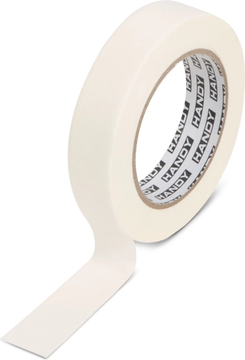 Vízbázisú ragasztóval ellátott maszkolószalag, 50 m × 24 mm, fehér