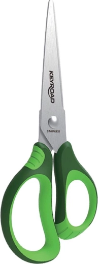 Iskolai olló puha fogantyúval, 15 cm