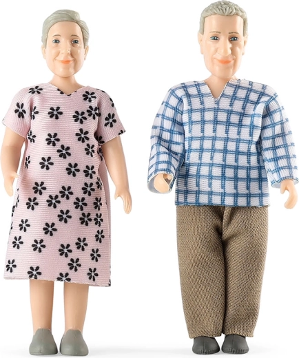 Lundby babaház figura szett – nagymama és Charlie nagypapa