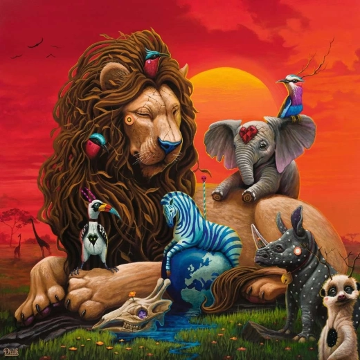 Ravensburger négyzet alakú puzzle Remény 500 darab