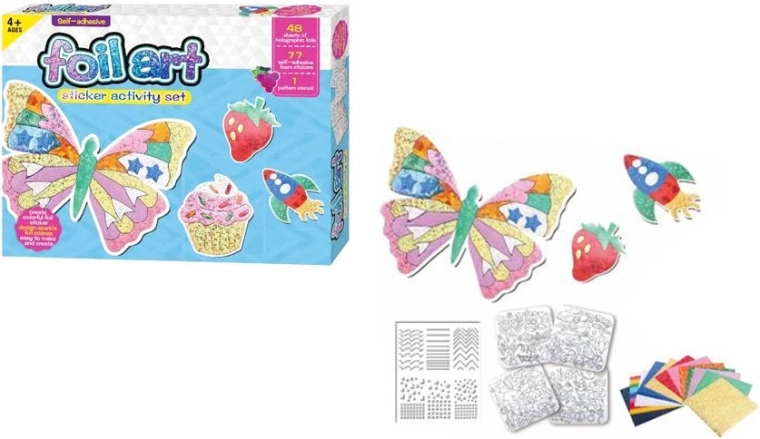 DIY kreatív készlet holografikus matricák készítéséhez