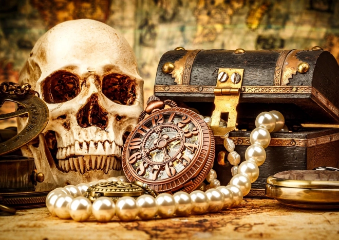 A kalózkapitány asztala kirakó