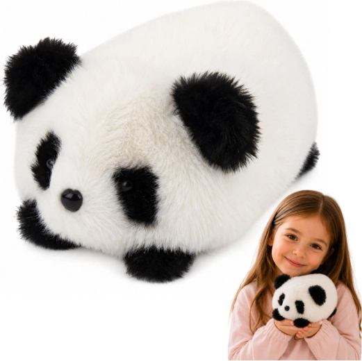 Plüss panda fekete-fehér 16 cm - 1 db