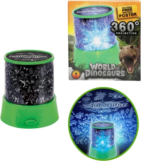 Gyermekeknek készült dinoszauruszos fényprojektor