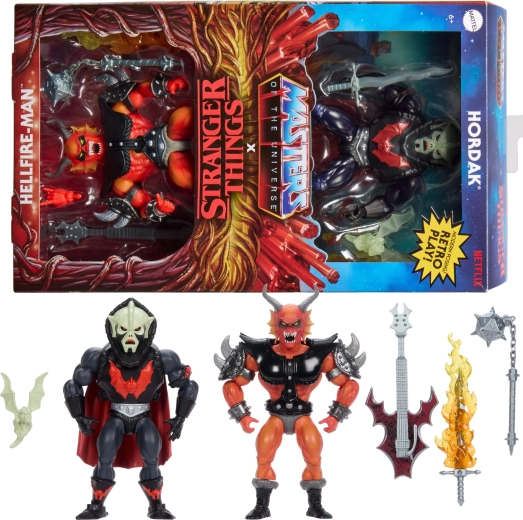 Mattel Masters of the Universe Origins x Stranger Things figura szett: Hordak és Hellfire-Man