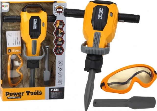 Gyermek pneumatikus légkalapács tartozékkészlettel