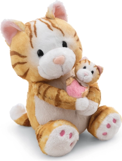 NICI plüss cicamama kiscicával Little & Me 20 cm