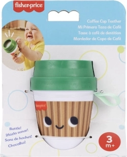 Fisher-Price kávés bögre csörgő babáknak