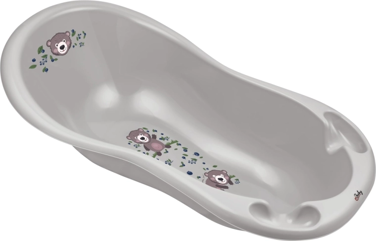 Maltex The Nature Buddies 100 cm baba kád, medve – szürke