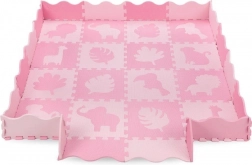 MoMi ZAWI rózsaszín habszivacs kirakós játszószőnyeg