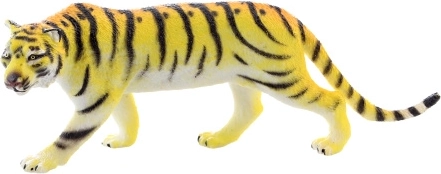 Műanyag tigrisfigura, 11 cm