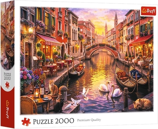 Romantikus Velence puzzle 2000 darabbal