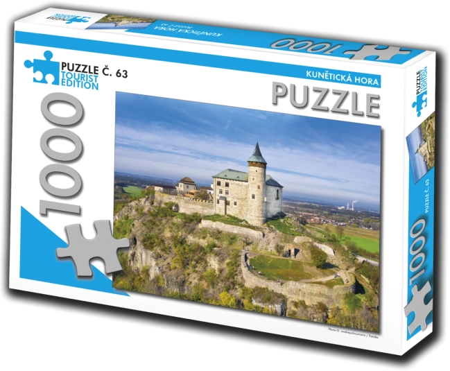 Turista kiadású puzzle Kunětická hora 1000 darab