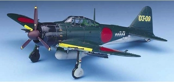 Mitsubishi A6M5c Zero vadászgép modell 1:72 méretarányban