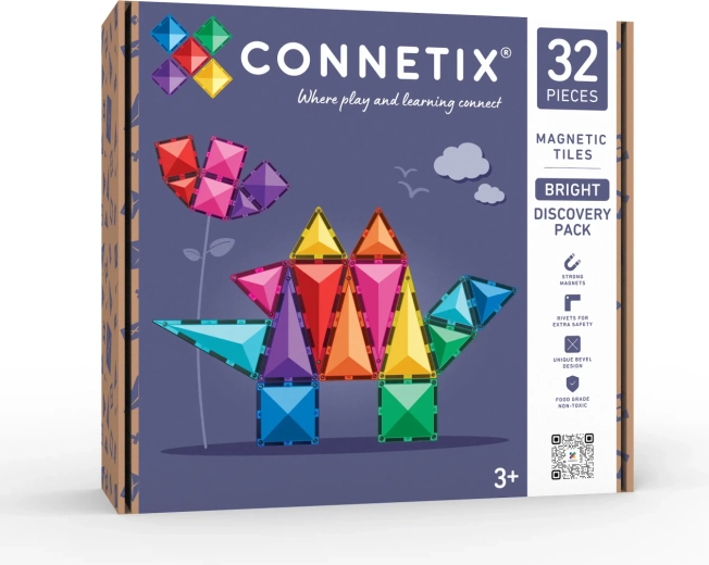 Bright Discovery Pack mágneses építőjáték 32 elemmel