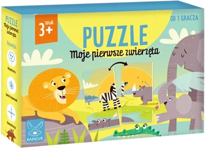 Puzzle – Az első állataim – nagy padlópuzzle
