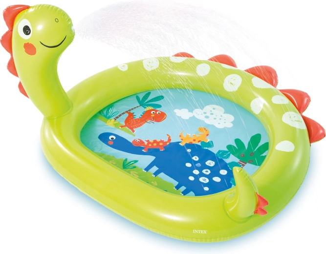 Intex dinoszauruszos felfújható gyermekmedence szökőkúttal