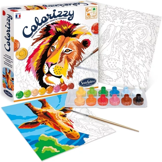 Sentosphere Colorizzy szavanna – festés számok szerint