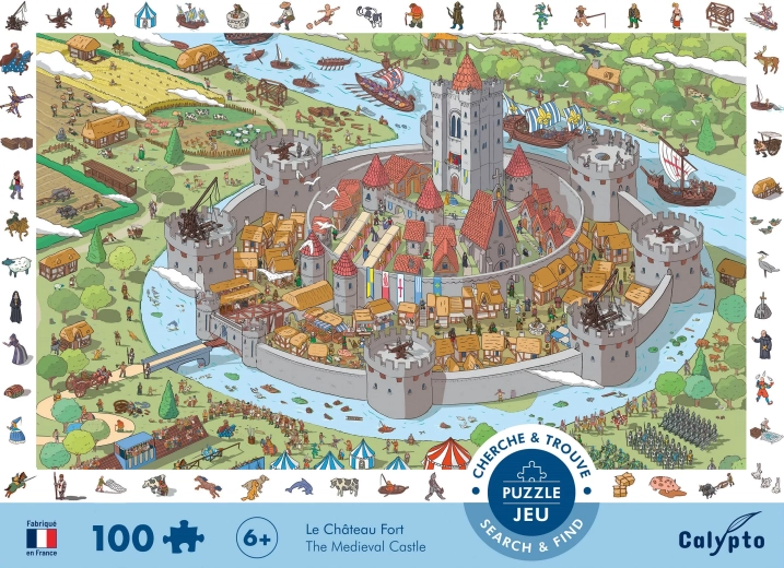 Sentosphere puzzle keresős játékkal a kastélyban (100 darab)