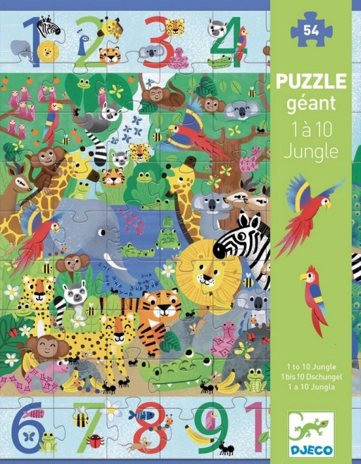 Djeco Dzsungel Puzzle 54 darabos
