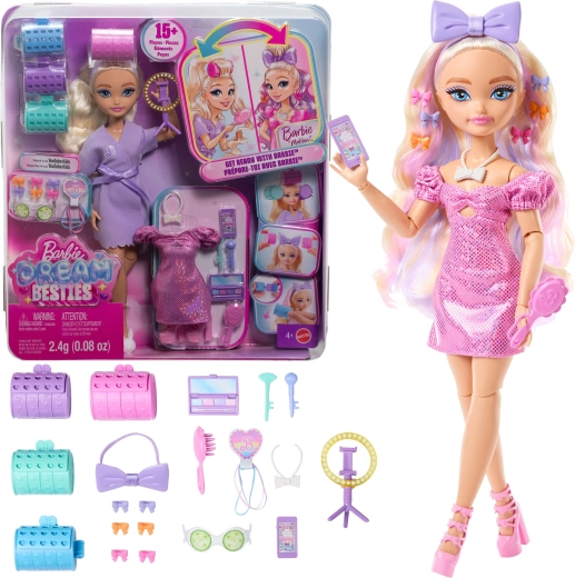 Barbie Dream Besties Malibu – divatbaba bulikiegészítőkkel