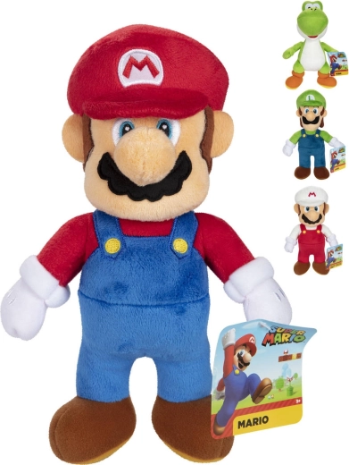 Nintendo Super Mario plüssfigura 29 cm (4 változat) - 1 db