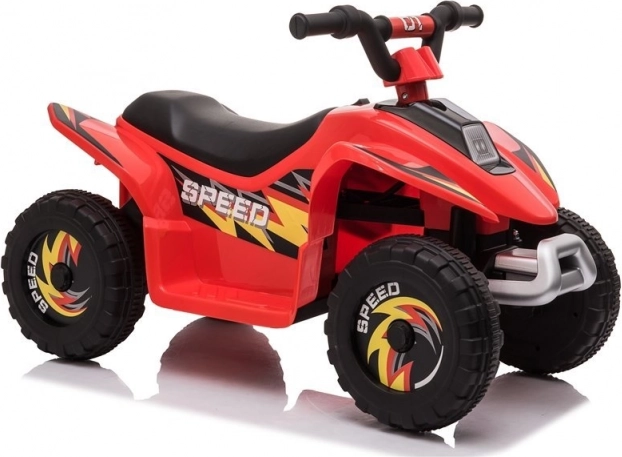 Akkumulátoros quad piros színben