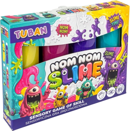 Szenzoros ügyességi játék Jiggly slime Nom Nom Slime