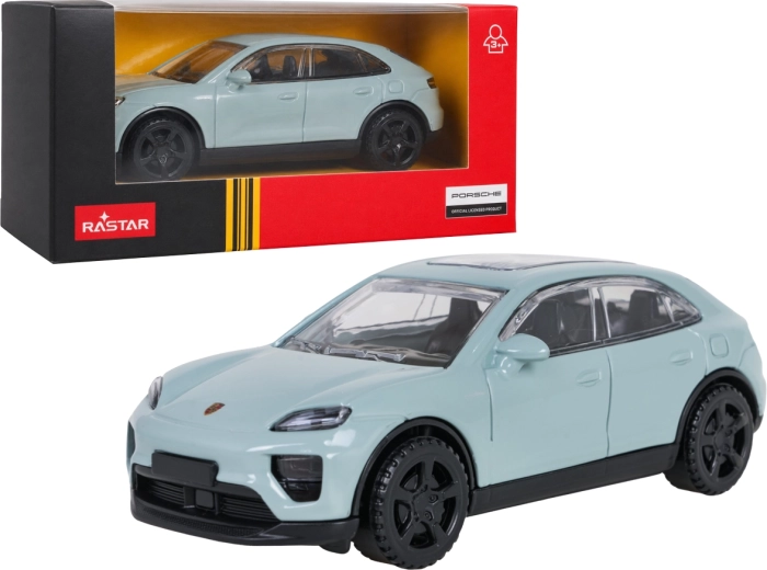 Fém Porsche Macan modell, RASTAR, 1:43 méretarány, kék