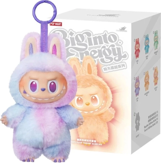 Labubu The Monsters Big Into Energy plüss figura Blind Box