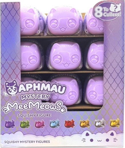 Aphmau mystery MeeMeows nyomkodható macskafigura kapszulában – meglepetés