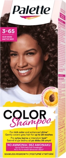 Palette Color Shampoo 3-65 bársonyos barna 50 ml