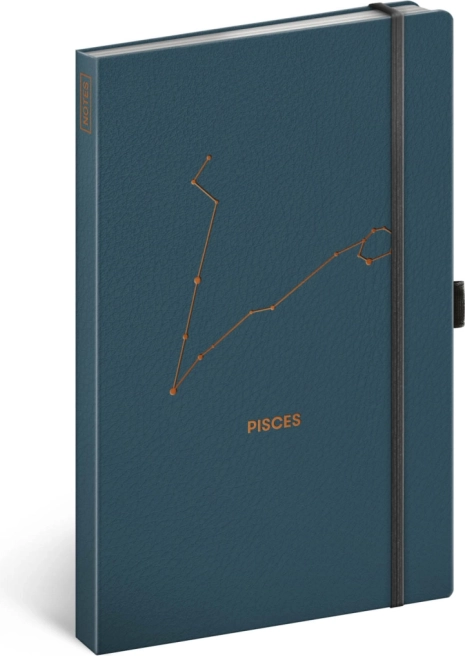 Notique vonalas jegyzetfüzet Halak 13 × 21 cm