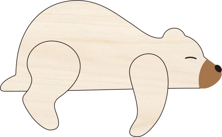 OH,POPPY! Ted the Bear fali lámpa