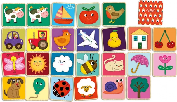 Fa memóriajáték Állatok a farmon