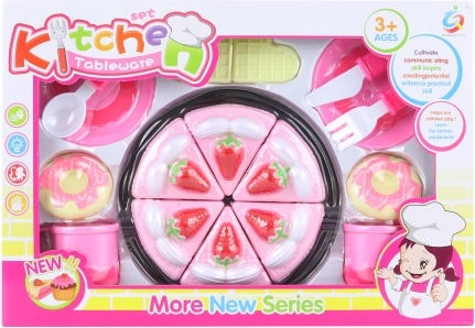 Tortavágó készlet edényekkel gyerekeknek