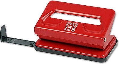 Sax 128 lyukasztó, piros