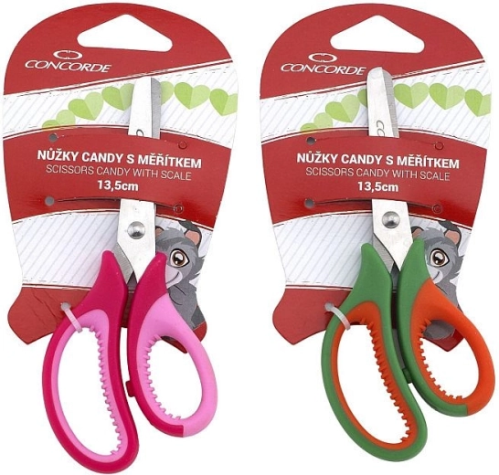 CONCORDE Candy olló 13,5 cm beosztással
