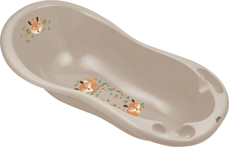 Maltex gyermek fürdetőkád The Nature Buddies 100 cm róka bézs