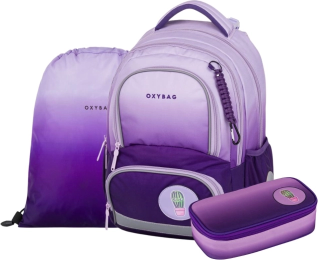 Oxybag OXY NEXT Purple iskolai szett, lila, 3 db