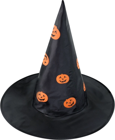 Gyerek boszorkánysapka tökökkel Halloweenre