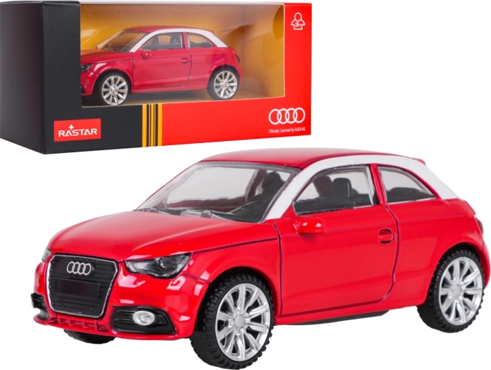 Audi A1 RASTAR fémmodell 1:43 méretarányban, piros