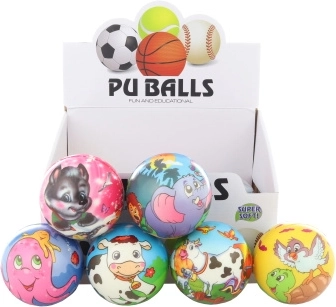 Puha labda állatkákkal, 10 cm