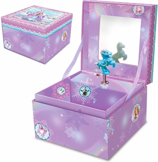 Zenélő ékszerdoboz (felhúzható)