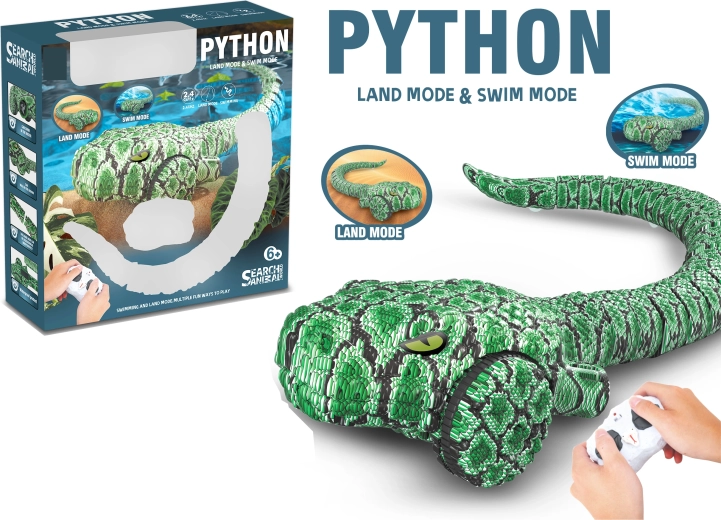 RC kétéltű piton kígyó