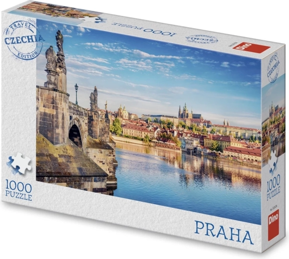 Dino puzzle turista kiadás Csehország: nyári Hradzsin 1000 darab