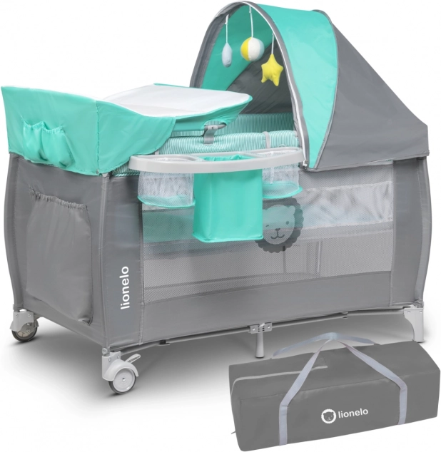 Lionelo Sven Plus utazóágy – Türkiz