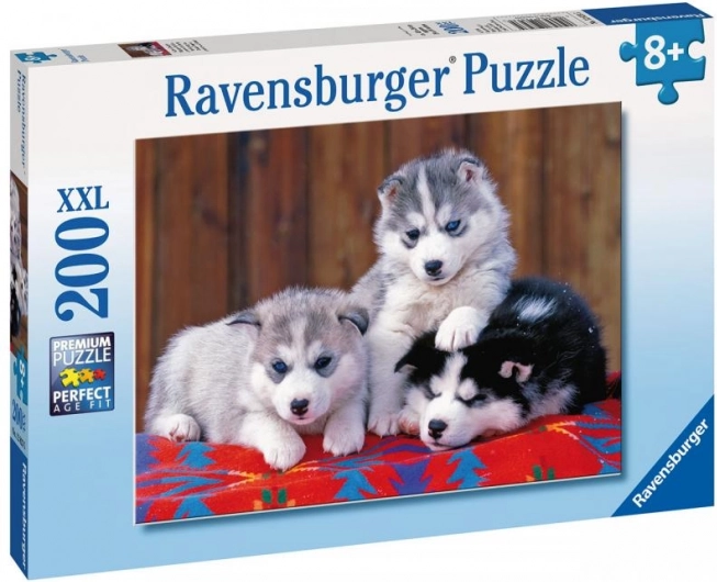 Ravensburger puzzle husky kölykök 200 darabos